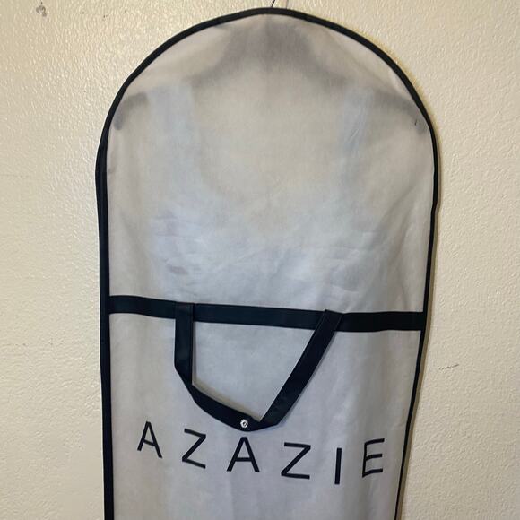 Azazie Kaitlynn Bridesmaid Dress Formal Gown in Ice Blue Size 6 - Picture 11 of 12